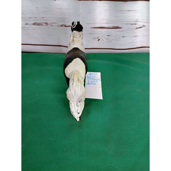 Safari Ltd Streaming Light Black &amp; White Paint Horse Tinker‎ Stallion Figure - Picture 3 of 7